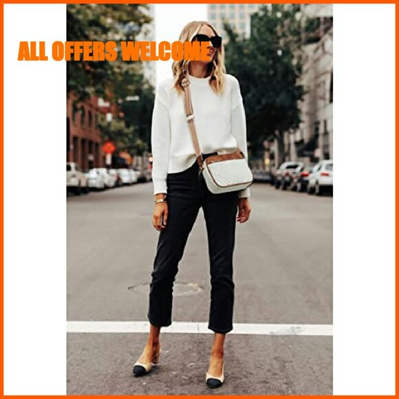 Small Quilted Vegan Leather Crossbody Bag with Wide Strap - Picture 3 of 8